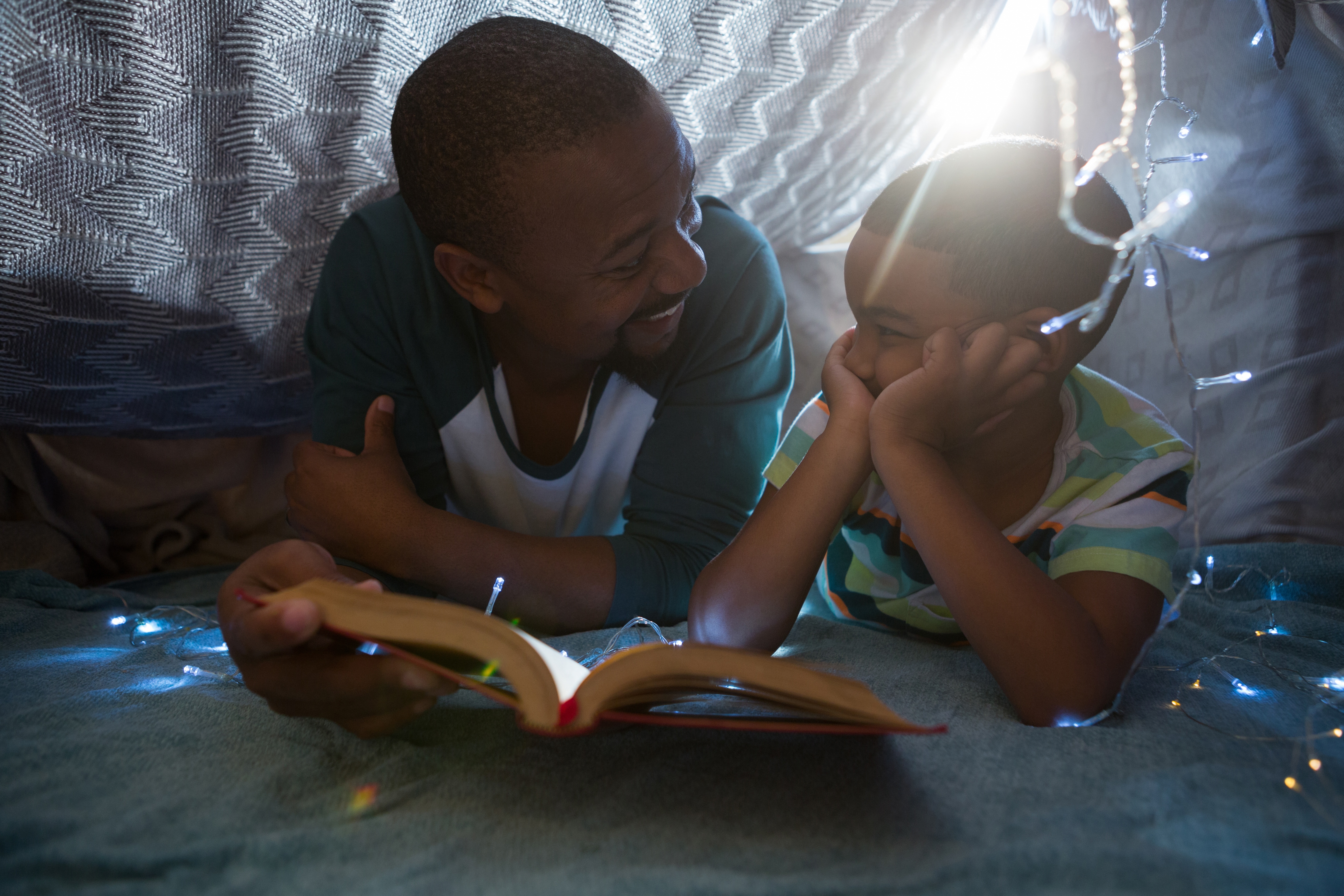 Parent and child reading