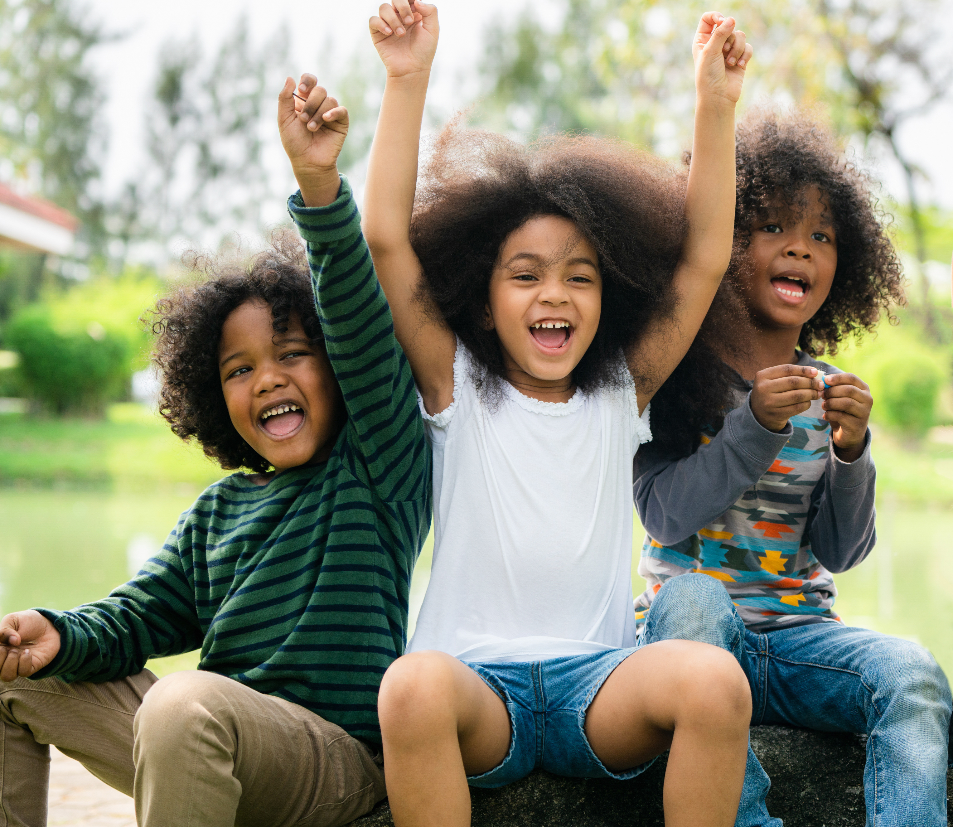 kids playing outside