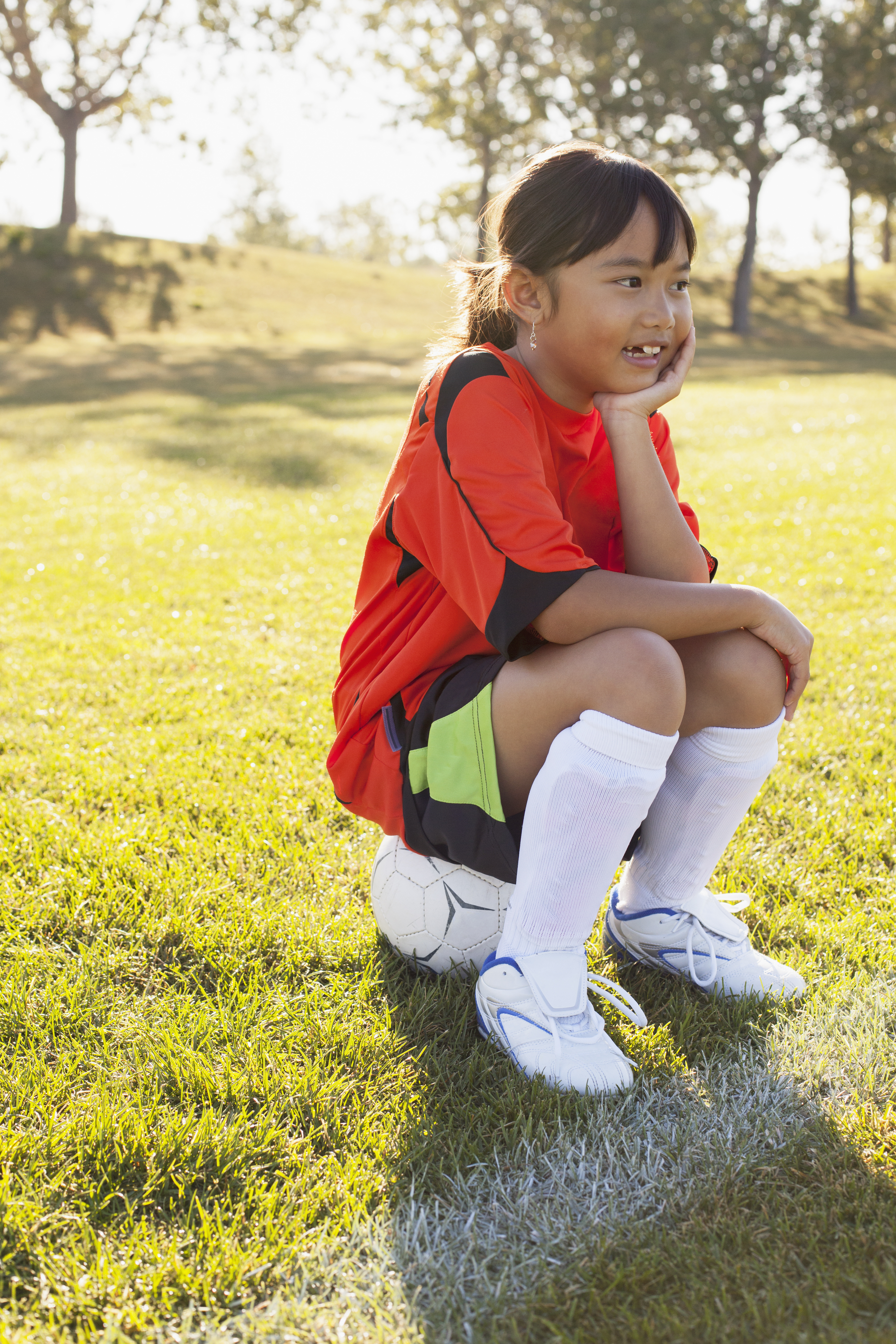 soccer player on the field