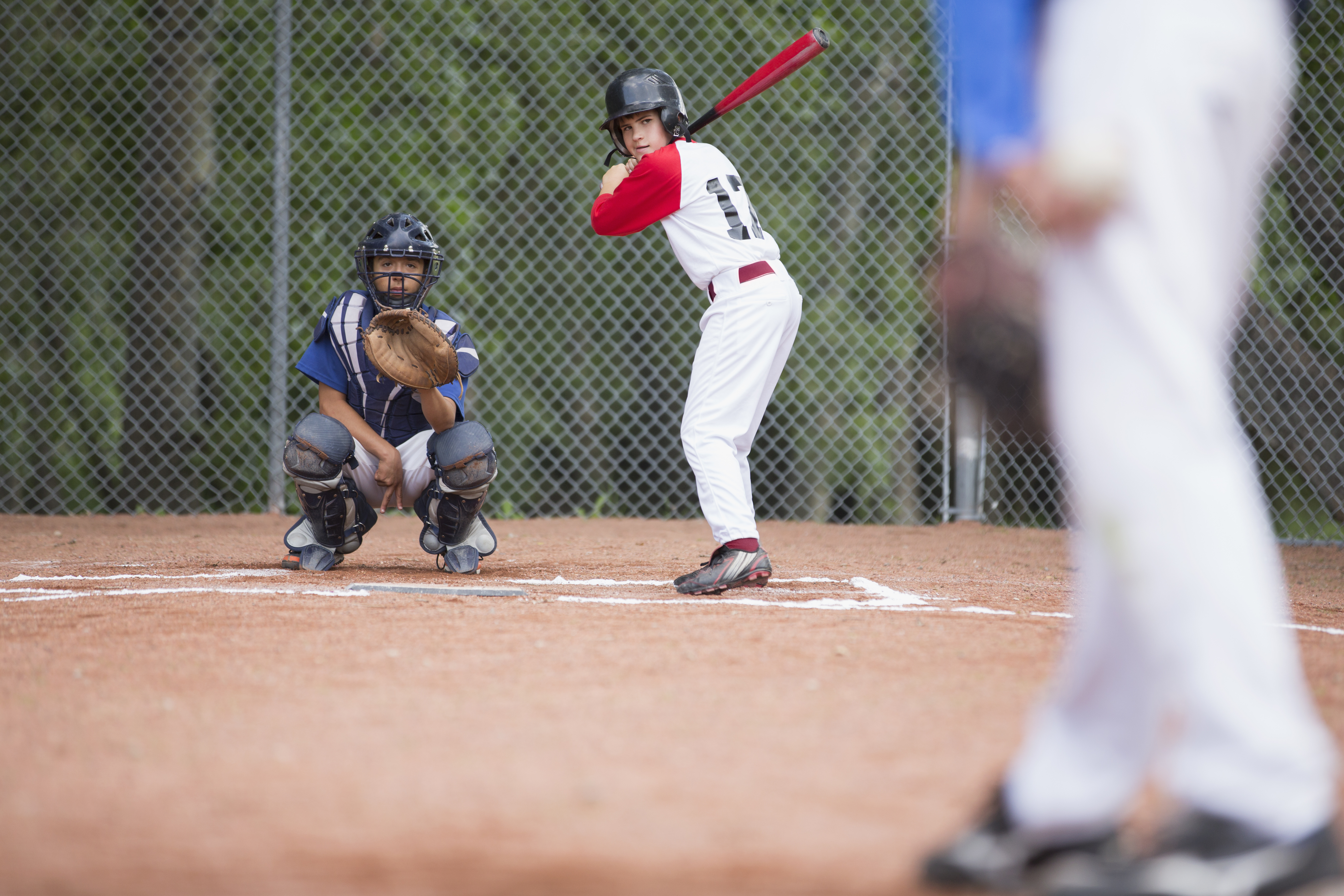 youth baseball players